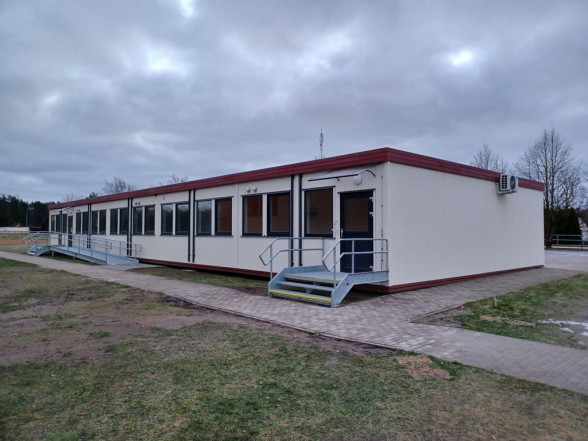 Mācības moduļu tipa ēkās