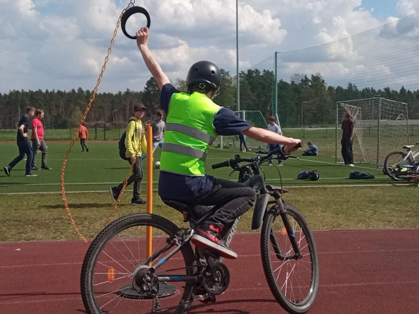 G Velosipēdistu sacensības