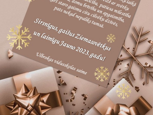 Priecīgus svētkus!
