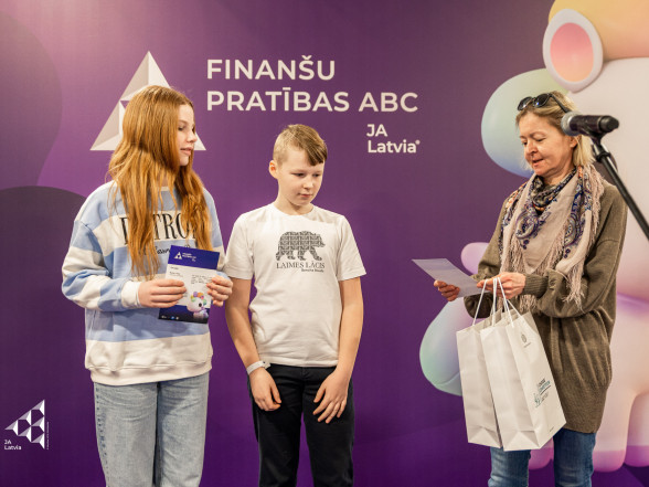G Zināmi JA Latvia finanšu pratības konkursu uzvarētāji